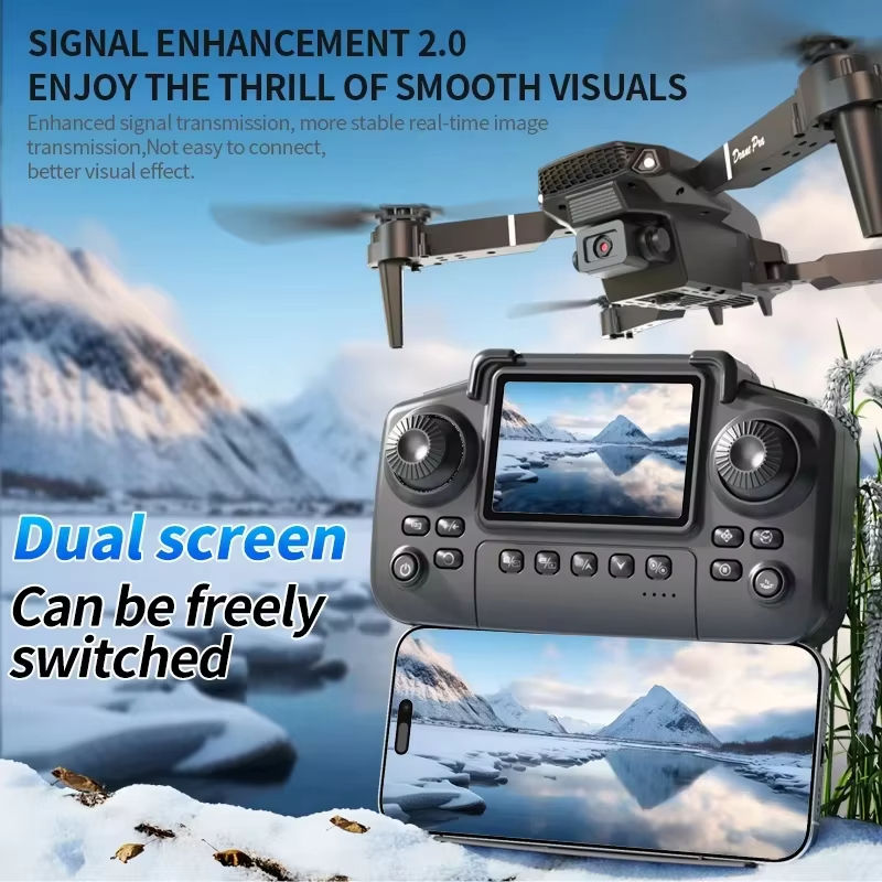 Thumbnail: E88PRO Drone 8K 5G HD Dual Camera Aerial Photography Remote control screen displ