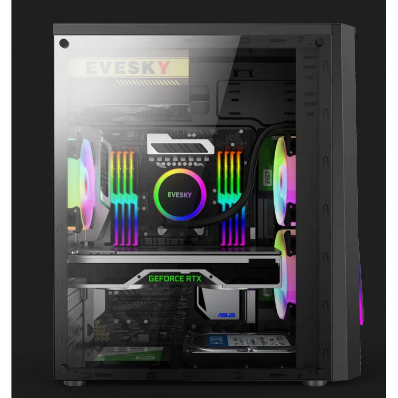 Thumbnail: Aotesier Gaming PC A8 7680/ 8G/16G RAM 120G/500G SSD Windows 10 Pro Key Assembly