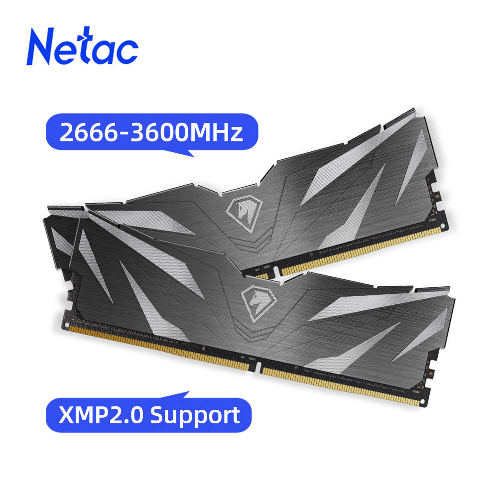 Netac DDR4 8GB 16GB 3200MHz 3600MHz 2666MHz 16GBX2 8GBX2 XMP2.0 Desktop Gaming M