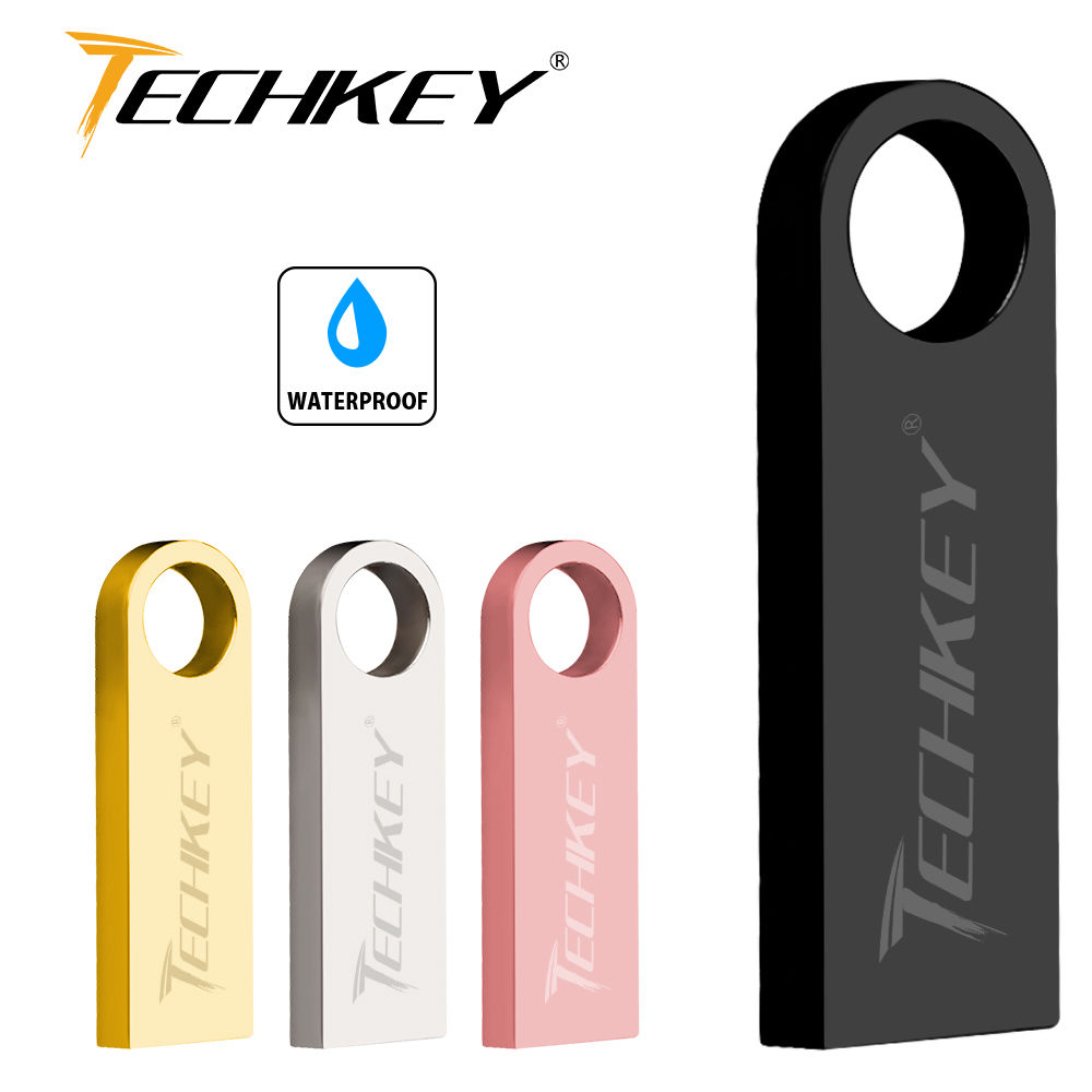 TECHKEY usb flash drive 64GB 32GB 16GB 8G 4G pen drive pendrive флешка wat