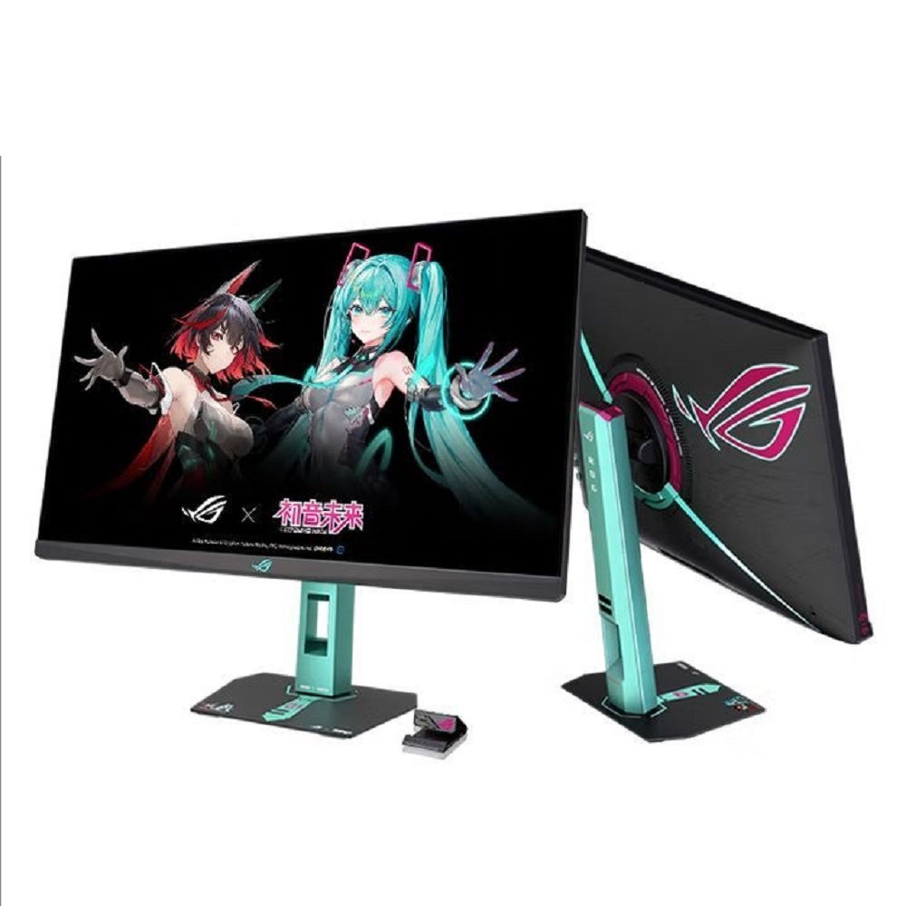 ASUS ROG Strix XG27ACMEG-R 27-inch 2K 260Hz Monitor with ROG Chakura x Hatsune M