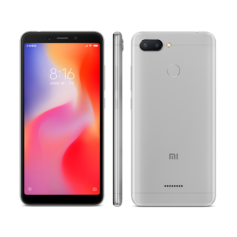 Thumbnail: Global Rom Original Xiaomi Redmi 6 4GB 64GB 13000mAh celular googleplay Fingerpr