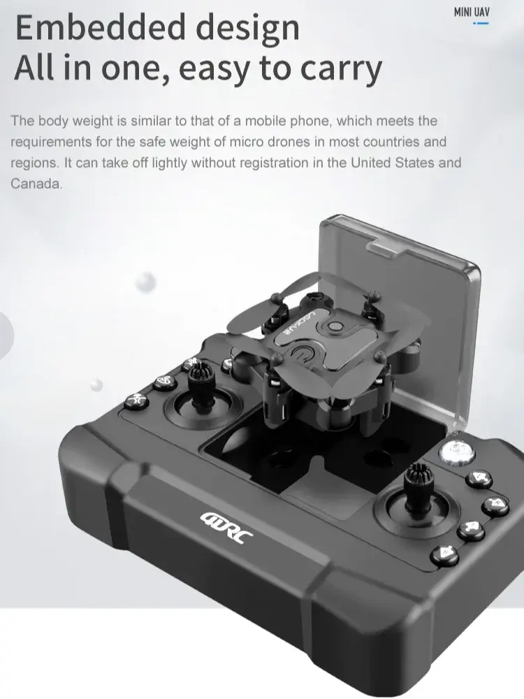 Thumbnail: V2 New Mini Drone Professional HD Camera 5G Wifi FPV Air Pressure Altitude Hold 