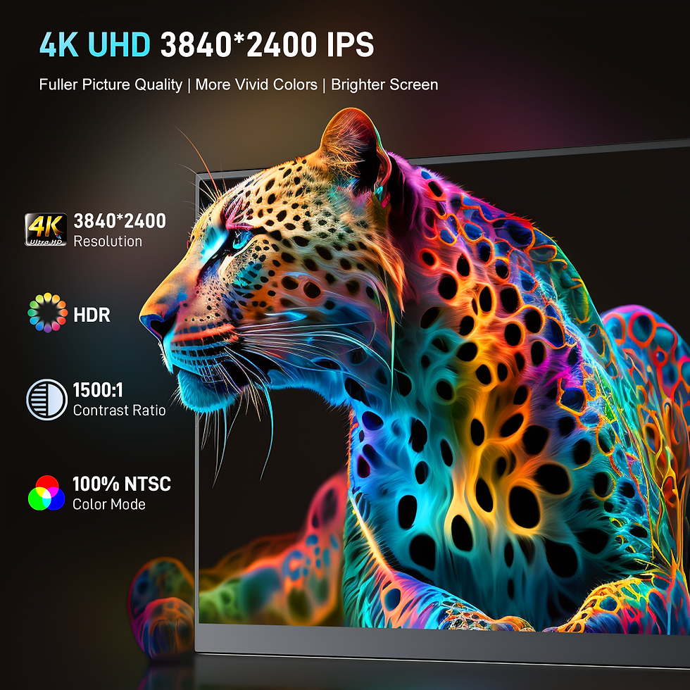 Thumbnail: Oled Monitors Portable 15.6 Inch 3840x2400 Extended Display IPS 16:10 100%NTSC V