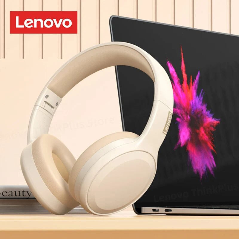 Choice Lenovo TH30 Wireless Headphones Bluetooth 5.3 Earphones Foldable Game Hea