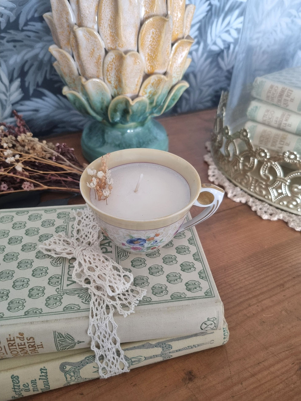 Miniature : Bougie tasse Tarte au citron meringuée