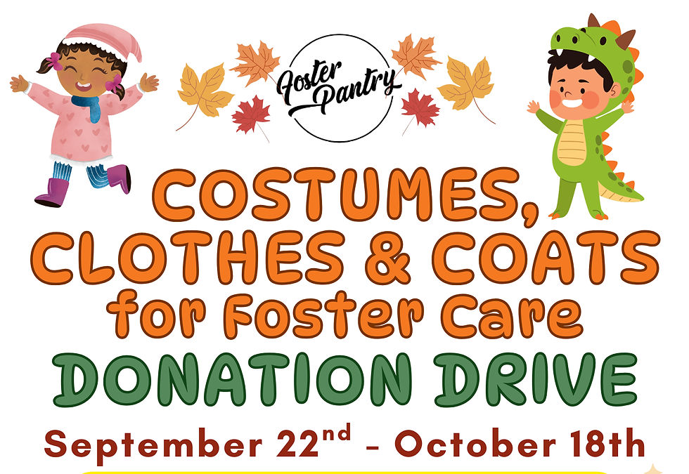Costumes, Coats & Clothes Donation Drive