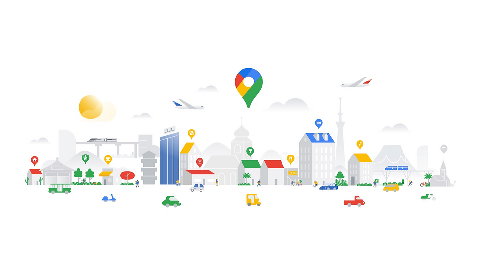 An illustration of a Google city.
