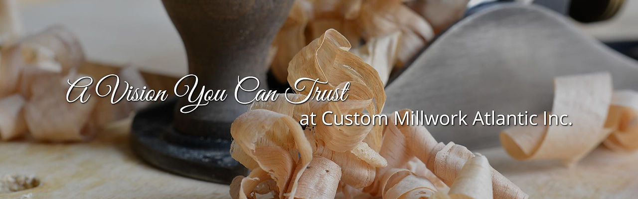 A Vision You Can Trust at Custom Millwork Atlantic Inc. | wood plainer and wood shavings