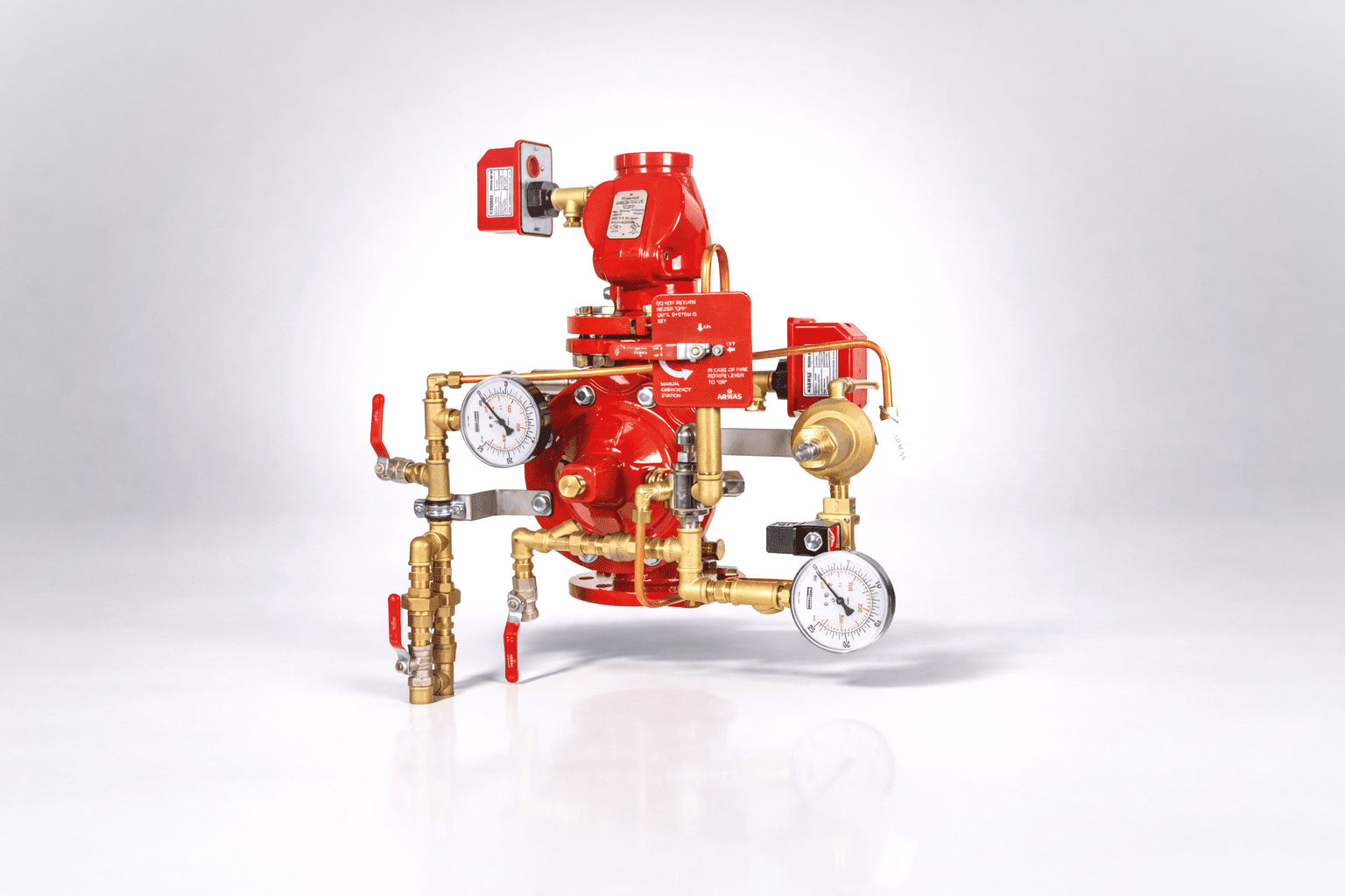 PRE-ACTION VANA - Çift Kilitlemeli, Elektro-Pnömatik Kontrollü, Manuel Reset