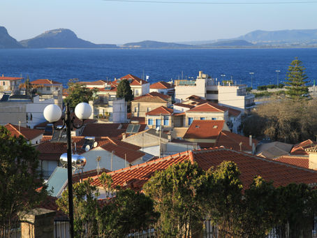 Pylos, sa rade, sa lagune