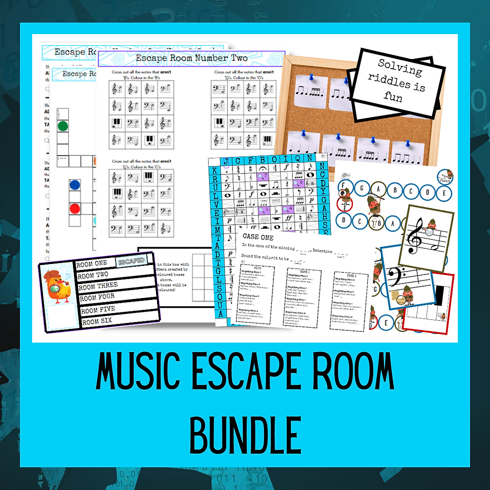 Music Escape Room Bundle