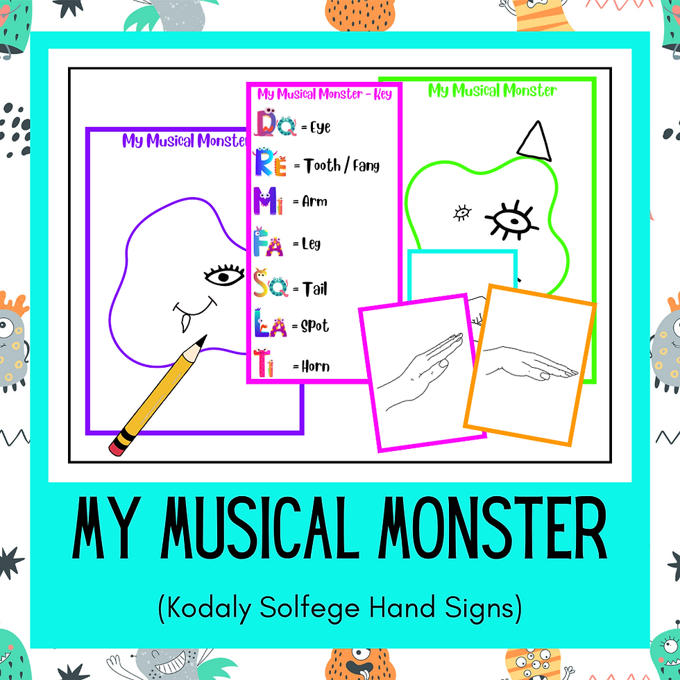 My Musical Monster | Kodaly Hand Signs