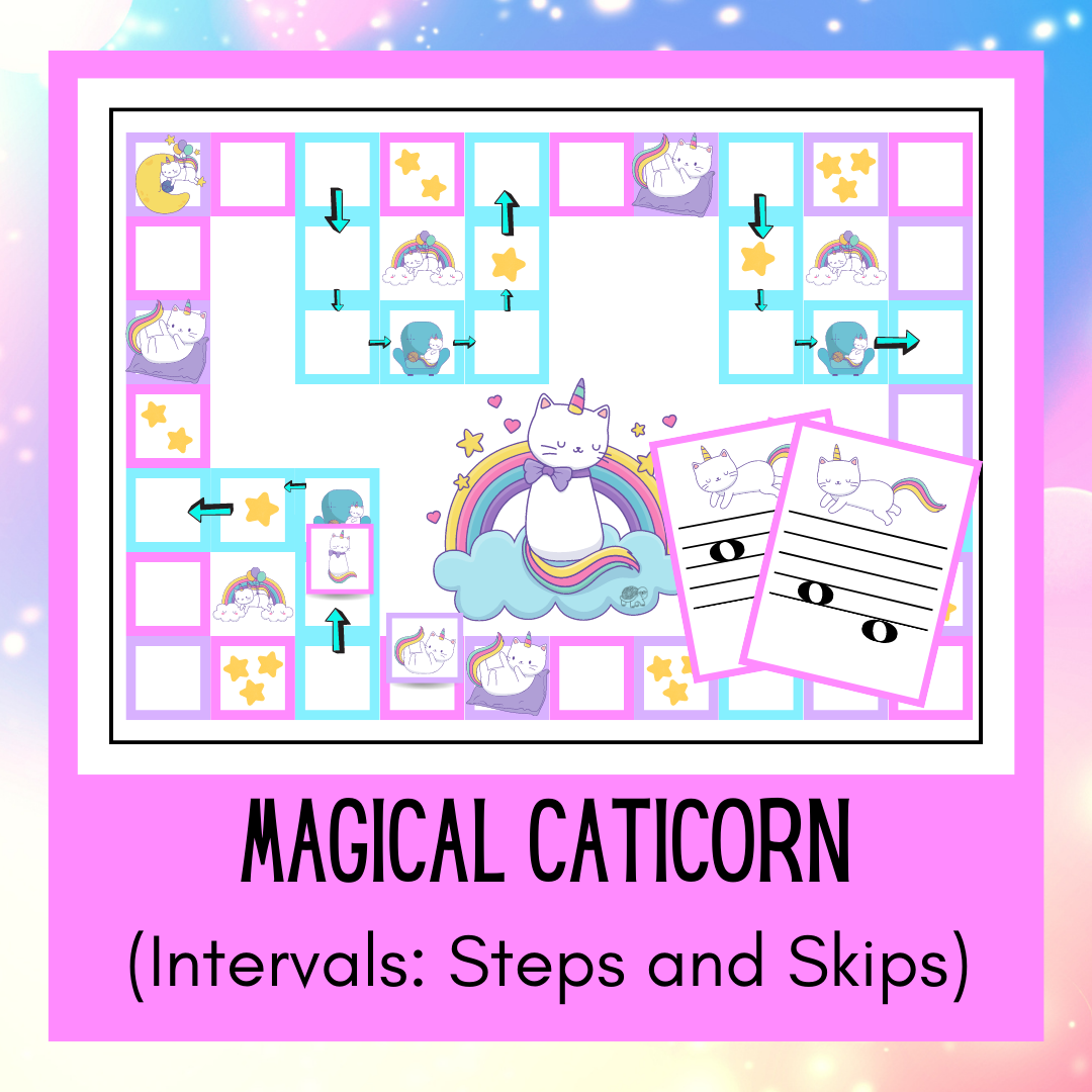 Magical Caticorn | Intervals (Steps and Skips) Game