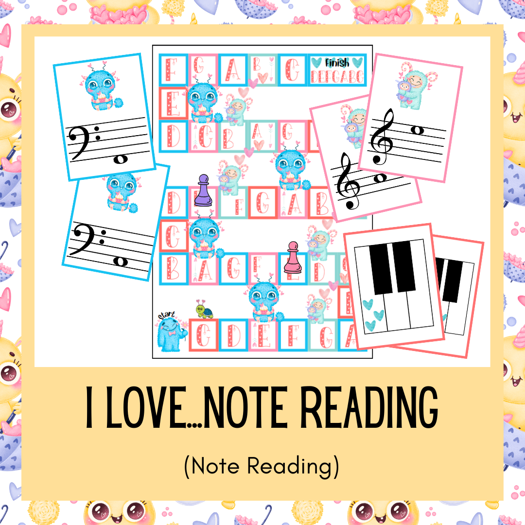 I Love...Note Reading (Love Monsters)