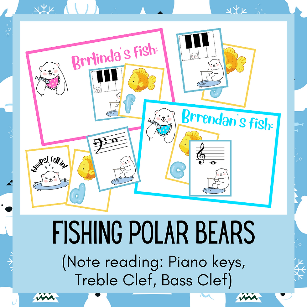 Fishing Polar Bears | BusyLittleTurtle