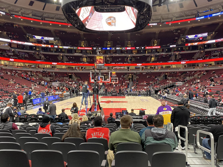 Our First Time Seeing The Chicago Bulls - pictures & more!