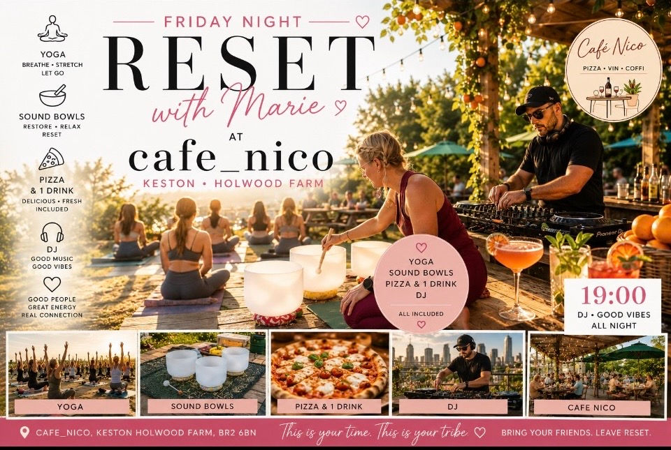 Reset at Nico's Holwood Farm Keston BR2