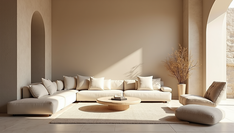 Psychology and Biophilic Design in living room