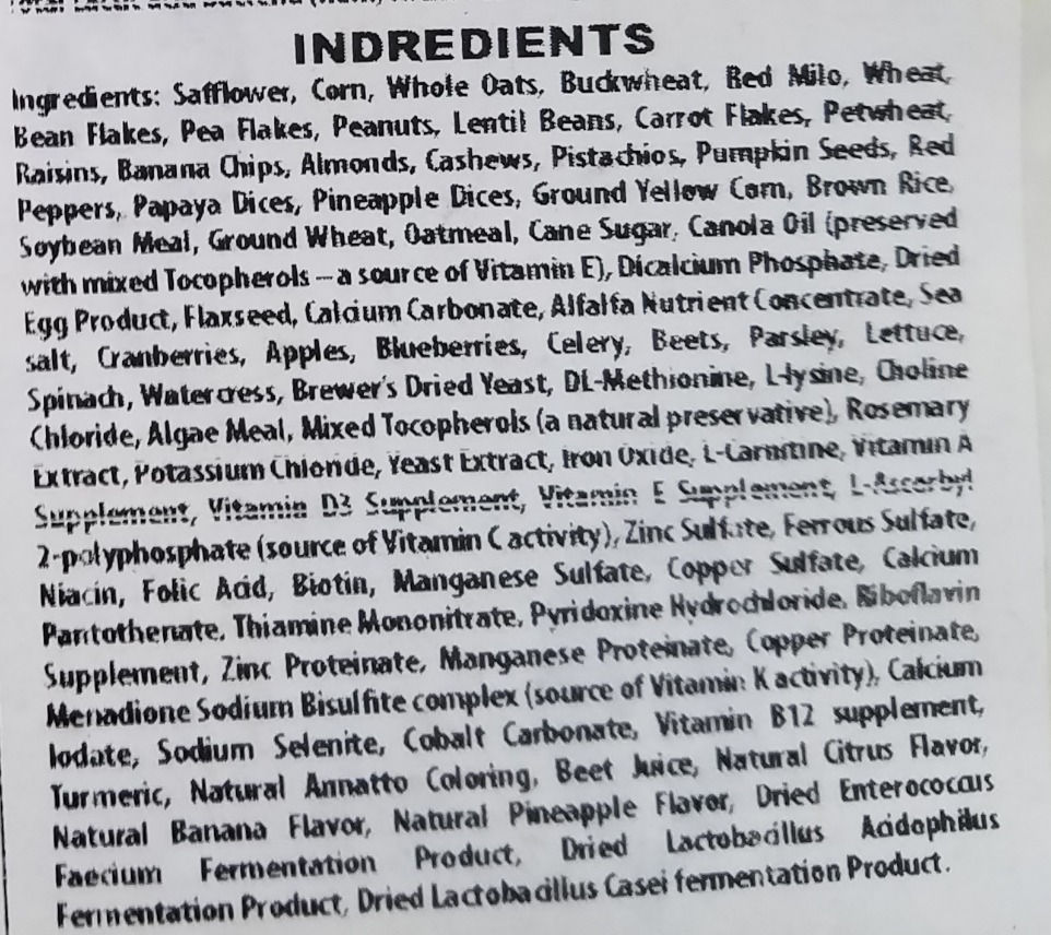 Thumbnail: Safflower Gold Parrot, Per Pound