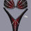 Thumbnail: VERONICA black and red competition suit kata.apparel