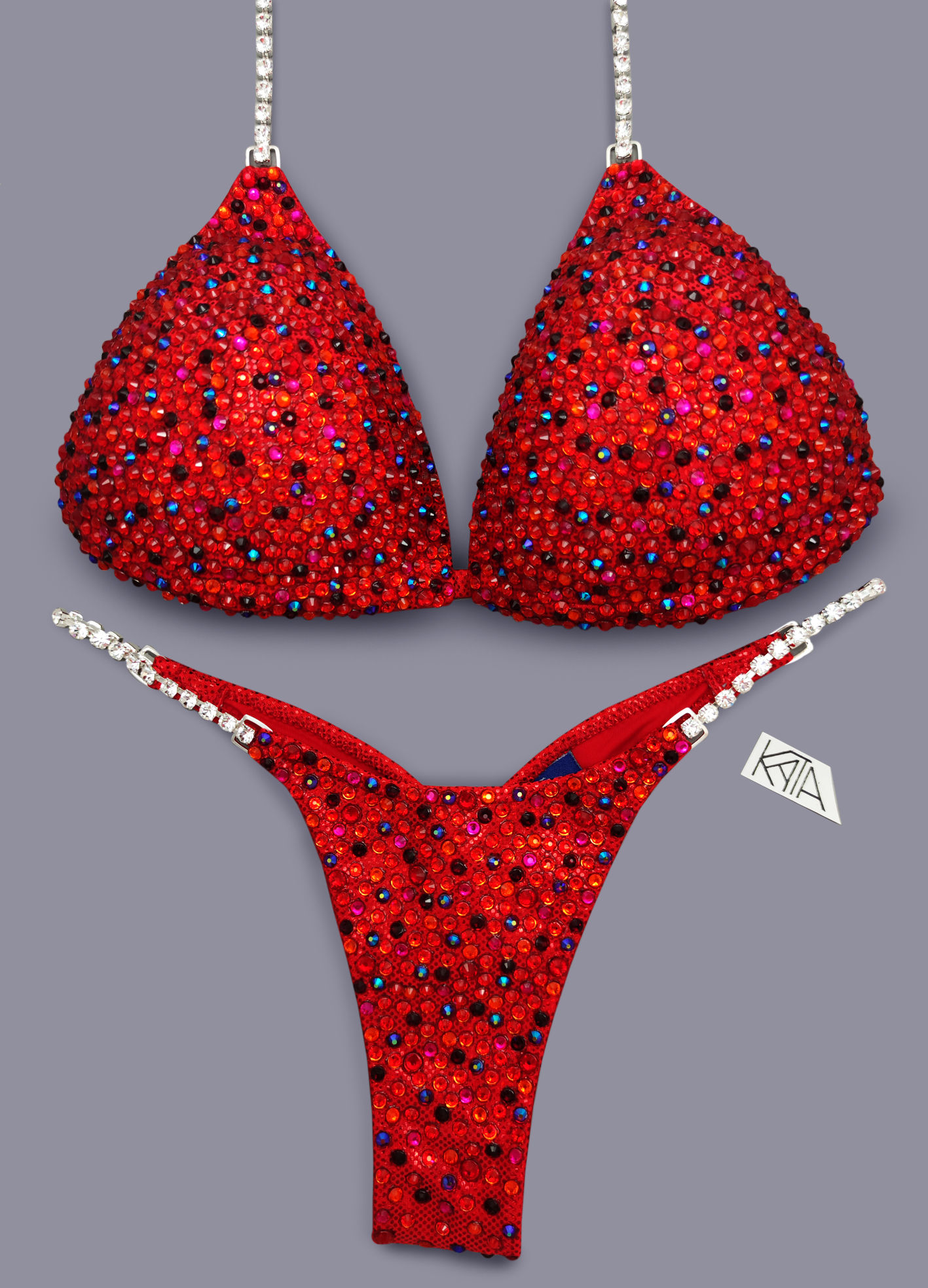 BIRTIE red competition bikini kata.apparel