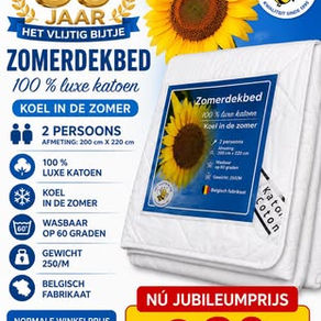 Zomerdekbed slechts voor €30.00