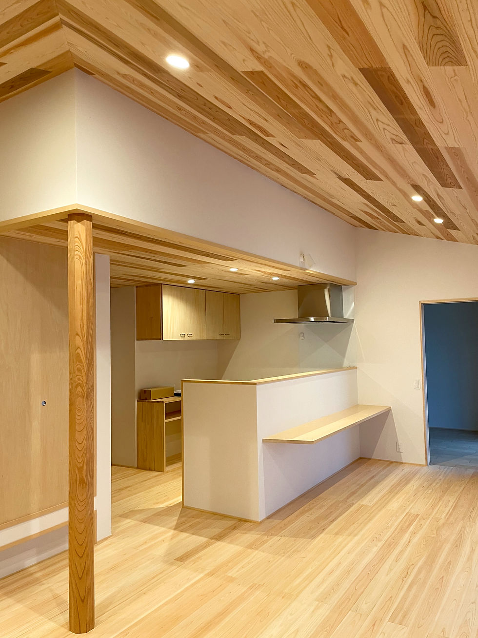 K邸「高級ヒバを使った新築」