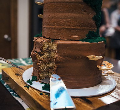 Cappucinno Cake with Chocolate Buttercream