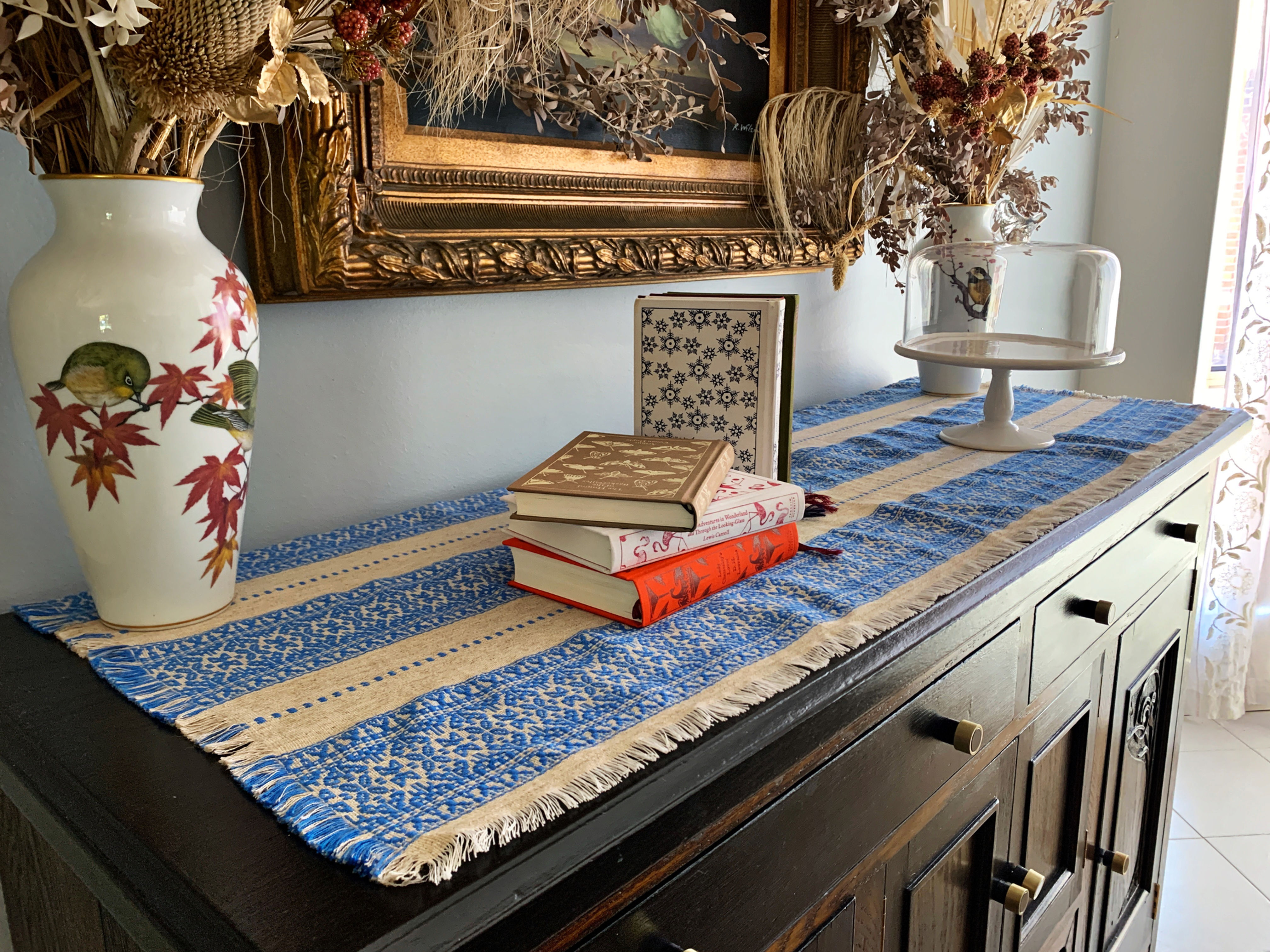 Dubrovnik Linen Stripe Table Runner