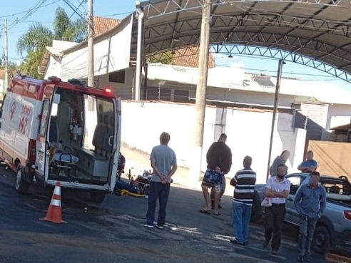 Acidente no cruzamento da Figuinha em Oliveira