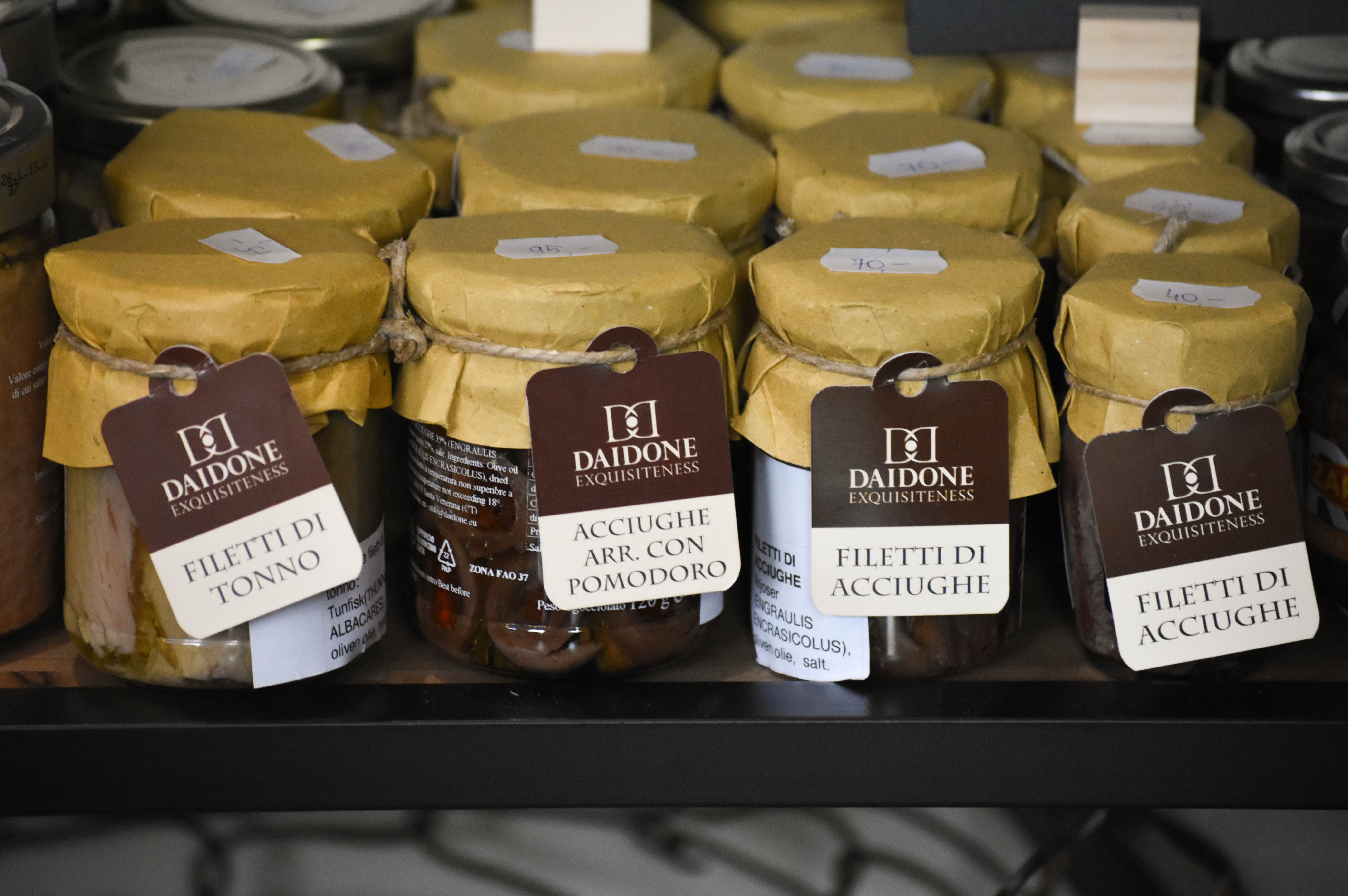 Daidone filet, flere varianter