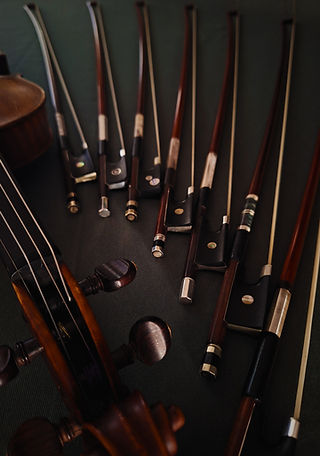 Fine string instrument bows