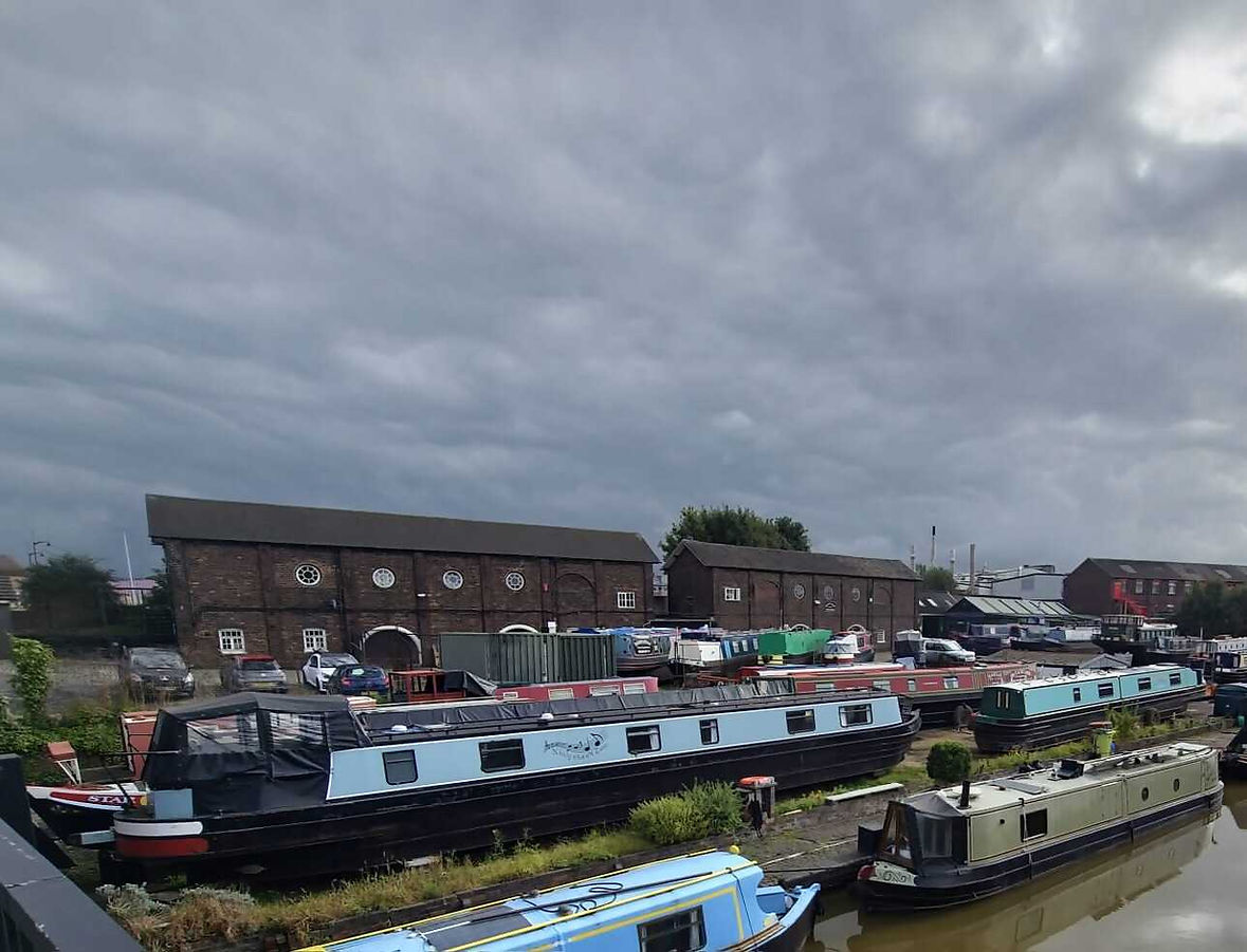 Lots of bespoke boats lined up
