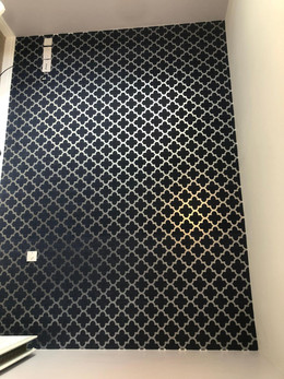 Wallpaper design in black