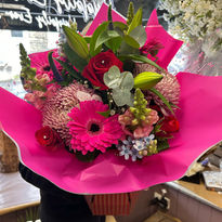 Beautiful pink themed balloons