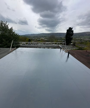 Flat roofing project