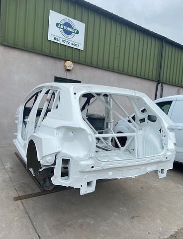 Vehicle paint work at Dungannon Autobody Centre