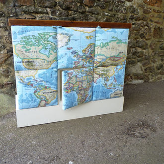 Cushion map design storage box