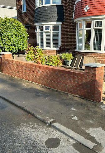 Brickwork wall
