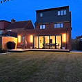 Extension with lighting