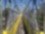 Walkway along scaffolding