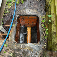 New pipe in the ground