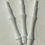 Thumbnail: 8 FLIGHT SLIM SPINNING DART SHAFTS - SHORT WHITE