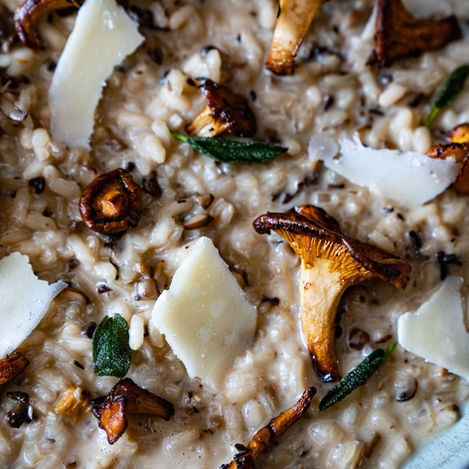 Pilzrisotto mit Eierschwammerl