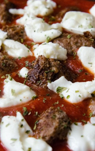 Fleischbällchen in Tomatensauce -One Pot-