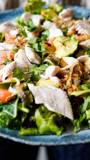 Sommerlicher Bachforellensalat