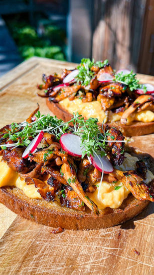 Eierschwammerl Toast 