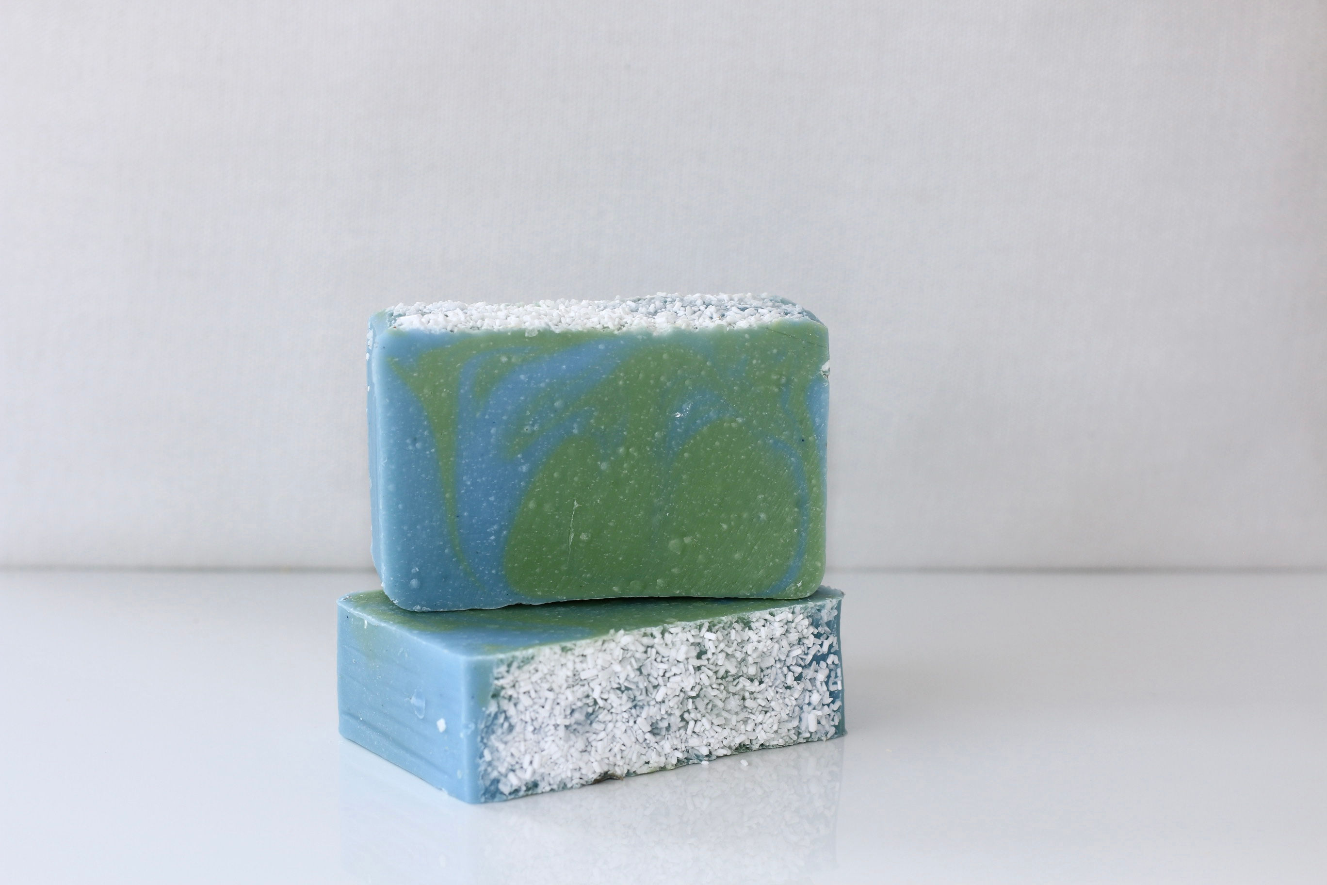 Spearmint Lime Salt Scrub Soap