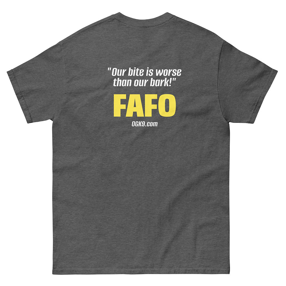 Thumbnail: Men's "Our Bite is Worse" "FAFO" Classic Tee